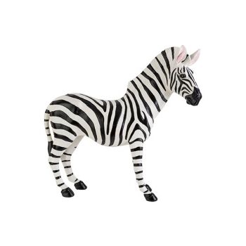 Cosy @ Home Zebra Zwart-wit 43,5x13,5xh44cm Aardewer