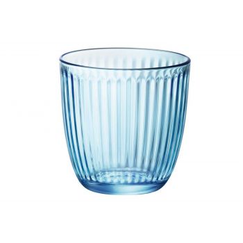 Bormioli Line Waterglas 29cl Blauw Set 6