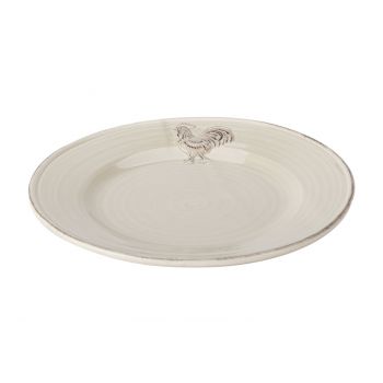 Cosy @ Home Bord Rooster Foodsafe Beige 22x22cm Rond