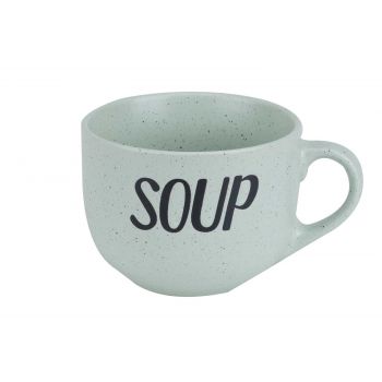 Cosy & Trendy Soup Green Beker 'soup' D11xh8,5cm
