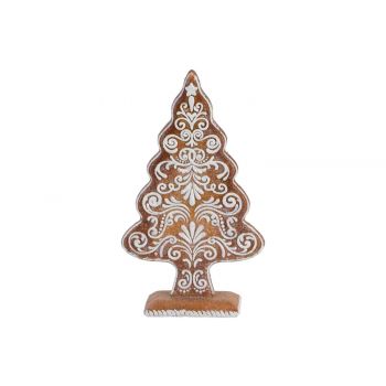 Cosy @ Home Kerstboom Cookie Lace Caramel 15,8x6,2xh
