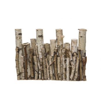 Cosy @ Home Vaas X3 Branches Natuur 33x5xh26cm Hout