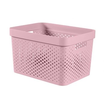 Curver Infinity Recycled Box 17l Dots Roze
