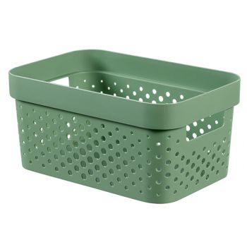 Curver Infinity Recycled Box 4,5l Dots Groen