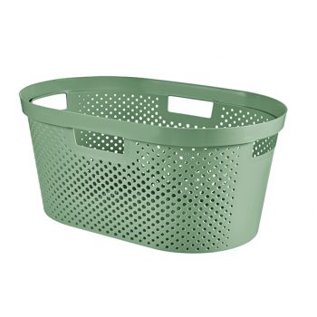 Curver Infinity Recycled Wasmand Dots 40l Groen