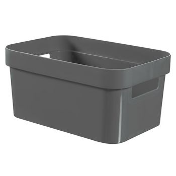 Curver Infinity Recycled Box 4.5l Donkergrijs
