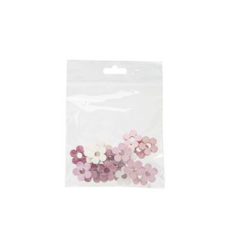Cosy @ Home Strooideco Set24 Flower Mix Roze 2xh2cm