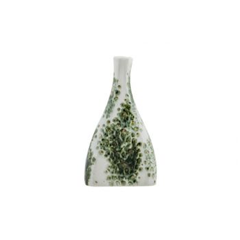 Cosy @ Home Vaas Green Reactive Glazing Small Wit 12