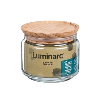 Luminarc Pure Jar Voorraadpot Houten Deksel 0,50l