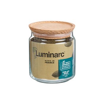 Luminarc Pure Jar Voorraadpot Houten Deksel 0,75l
