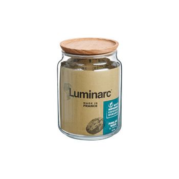Luminarc Pure Jar Voorraadpot Houten Deksel 2l