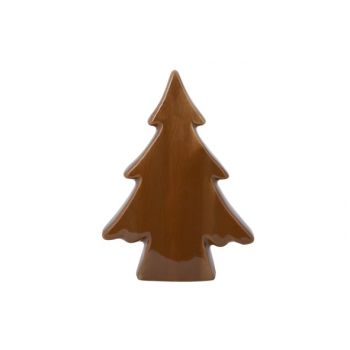 Cosy @ Home Kerstboom Camel 15,5x5,6xh20,2cm Langwer