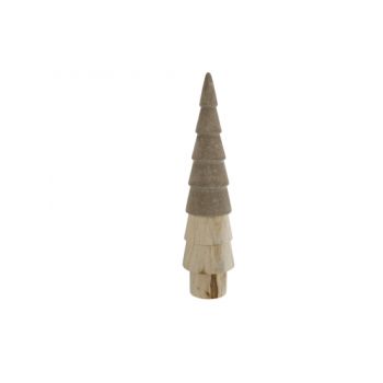 Cosy @ Home Kerstboom Top Colored Creme 7,5x7,5xh22,