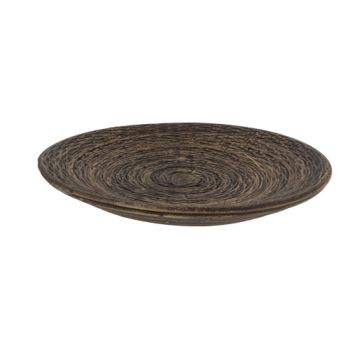 Cosy @ Home Schaal Striped Zand 30x30xh4cm Rond Aard
