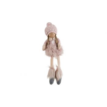 Cosy @ Home Winterkind Sophie Sitting Roze 17x10xh40