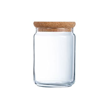 Pure Jar Voorraadpot Kurk Deksel  1l Durable