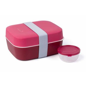 Amuse Lunchbox 3-in-1 Ruby 18,5x15xh8,5cm