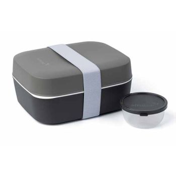 Amuse Lunchbox 3-in-1 Anthracite 18,5x15xh8,5cm