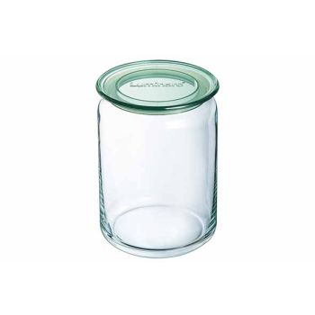 Pure Jar Voorraadpot 1l Groen Deksel D10,5xh17,6cm