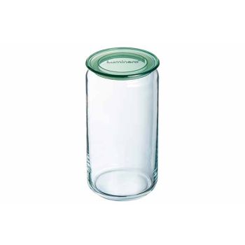 Pure Jar Voorraadpot 1,5l Groen Deksel D10,5xh20,6cm