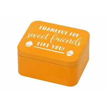 Colour Kitchen Giftbox Sweet Friends 12x10xh6,2cm Oranje