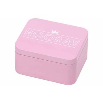 Colour Kitchen Giftbox Hooray 12x10xh6,2cm Pastelroze