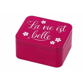 Colour Kitchen Giftbox La Vie Est Belle 12x10xh6,2cm Granita