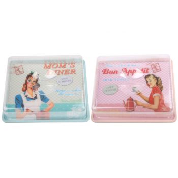 Cosy & Trendy Retro Mom Cake Box Met Plastieken Deksel
