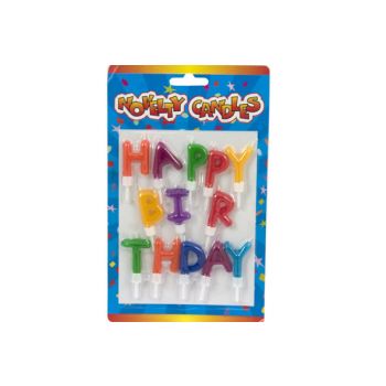 Cosy & Trendy Mini-kaarsset 13 Letters Happy Birthday
