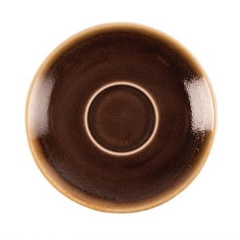 Olympia Kiln espressoschotels bruin 11.5cm