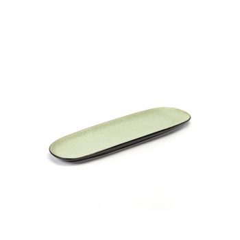 Pascale Naessens B1017231 LONG DISH S GREEN SPECKLE