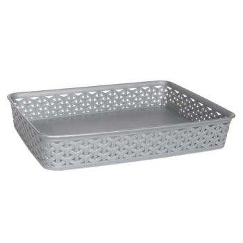 Curver my style tray a4 large zilver 36x26x6cm