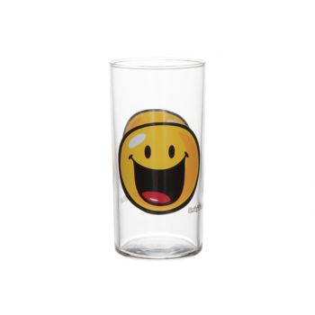 Smiley world glas happy tumbler