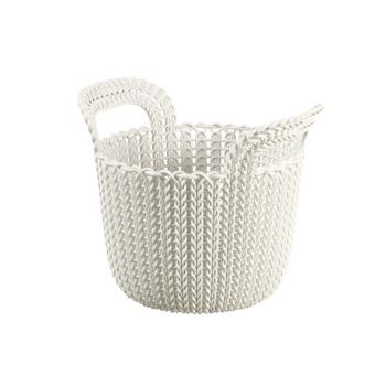 Curver Knit Mand Oasis White Rond 3L