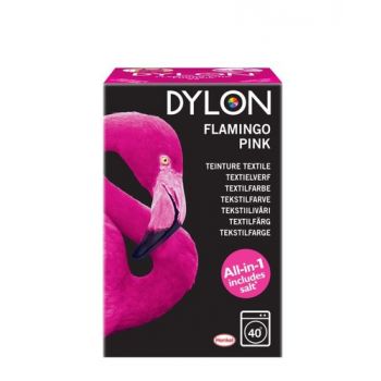 Dylon Color Fast Nr 29 Flamingo Pink + Zout 350 G    Op=op