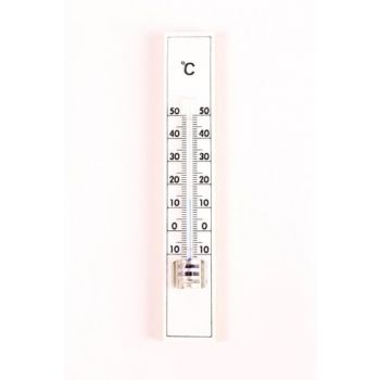 Houten Thermometer Wit Mt 101003