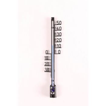 Zwarte Thermometer 21cm Mt 102816