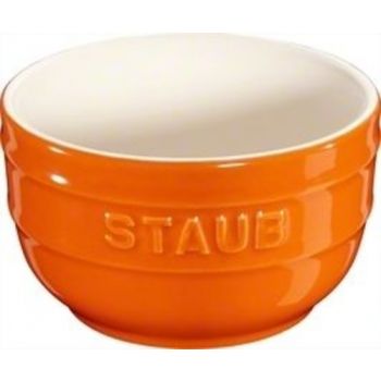 Ramequin S/2  8 Cm Oranje Ceramic By Staub 40511-138   Op=op