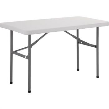 Bolero rechthoekige inklapbare tafel 1.22m